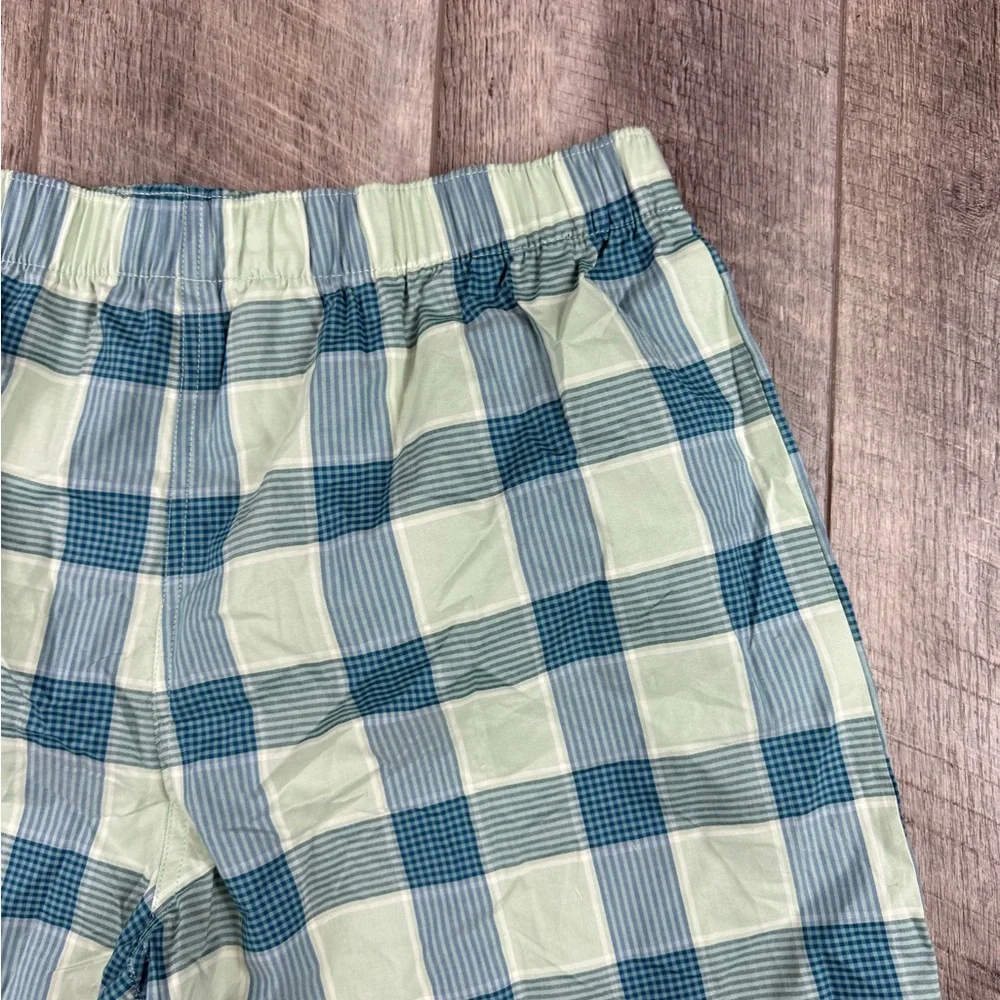 Goodfellow Men’s Teal Checker Boxers‎